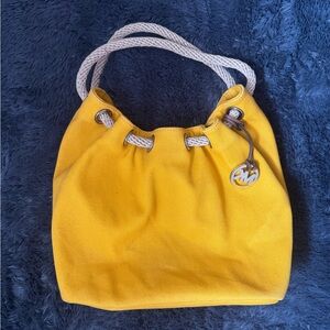 Michael Kors Yellow Shopper Hobo Tote